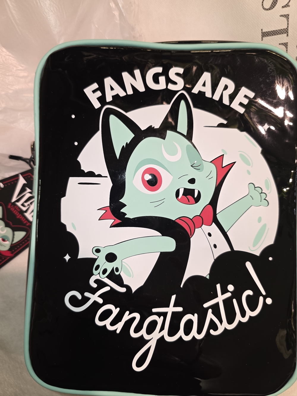 Killstar Fangtastic Messenger Bag - Mint & Black NWT IN BAG!! $55 New, RARE